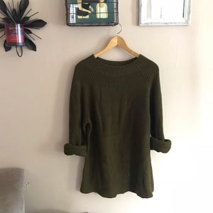 J Jill Olive Sweater Tunic